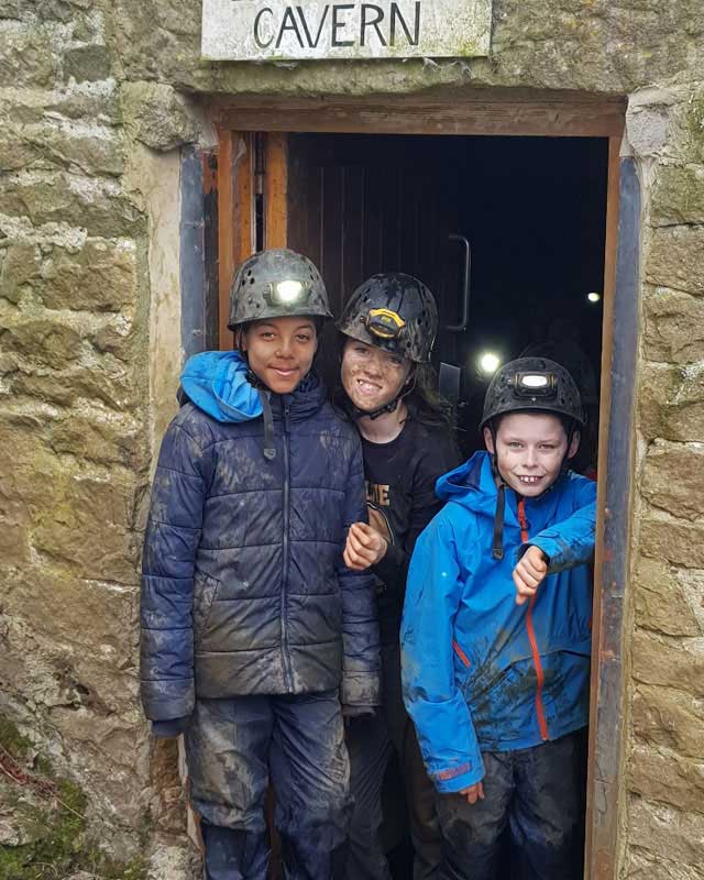 scouts caving