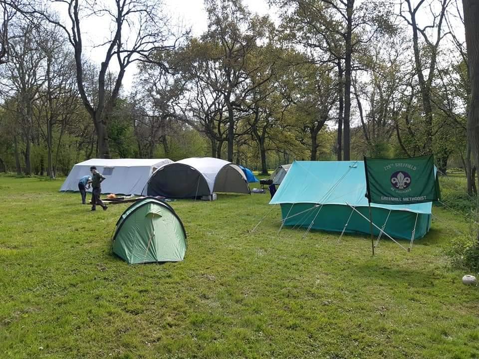 District camp 2022 tent